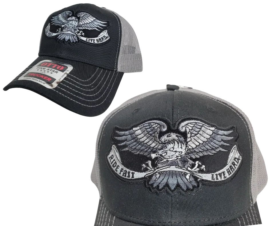 Ride Fast Live Hard Trucker Cap