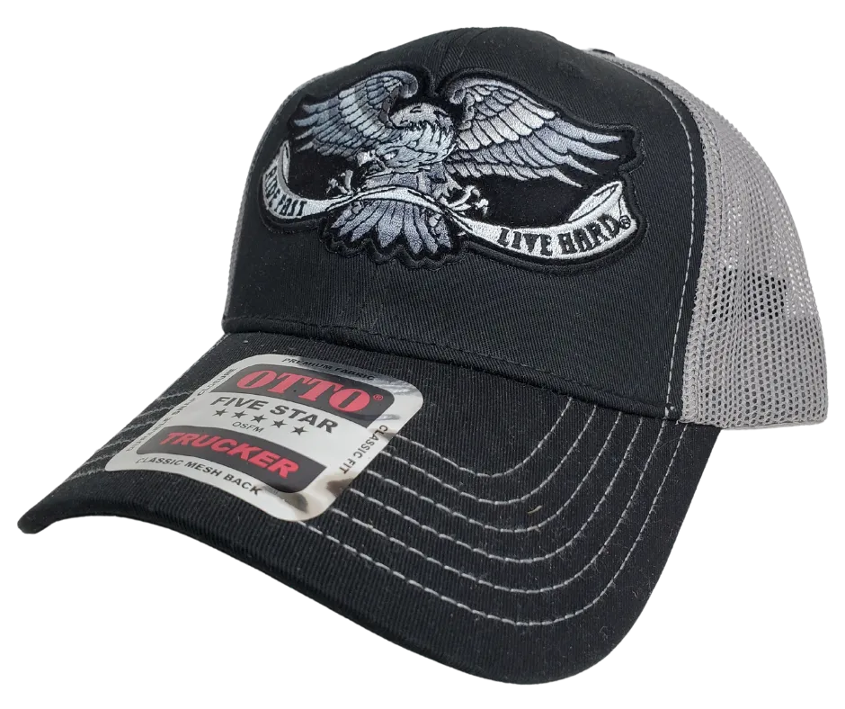 Ride Fast Live Hard Trucker Cap
