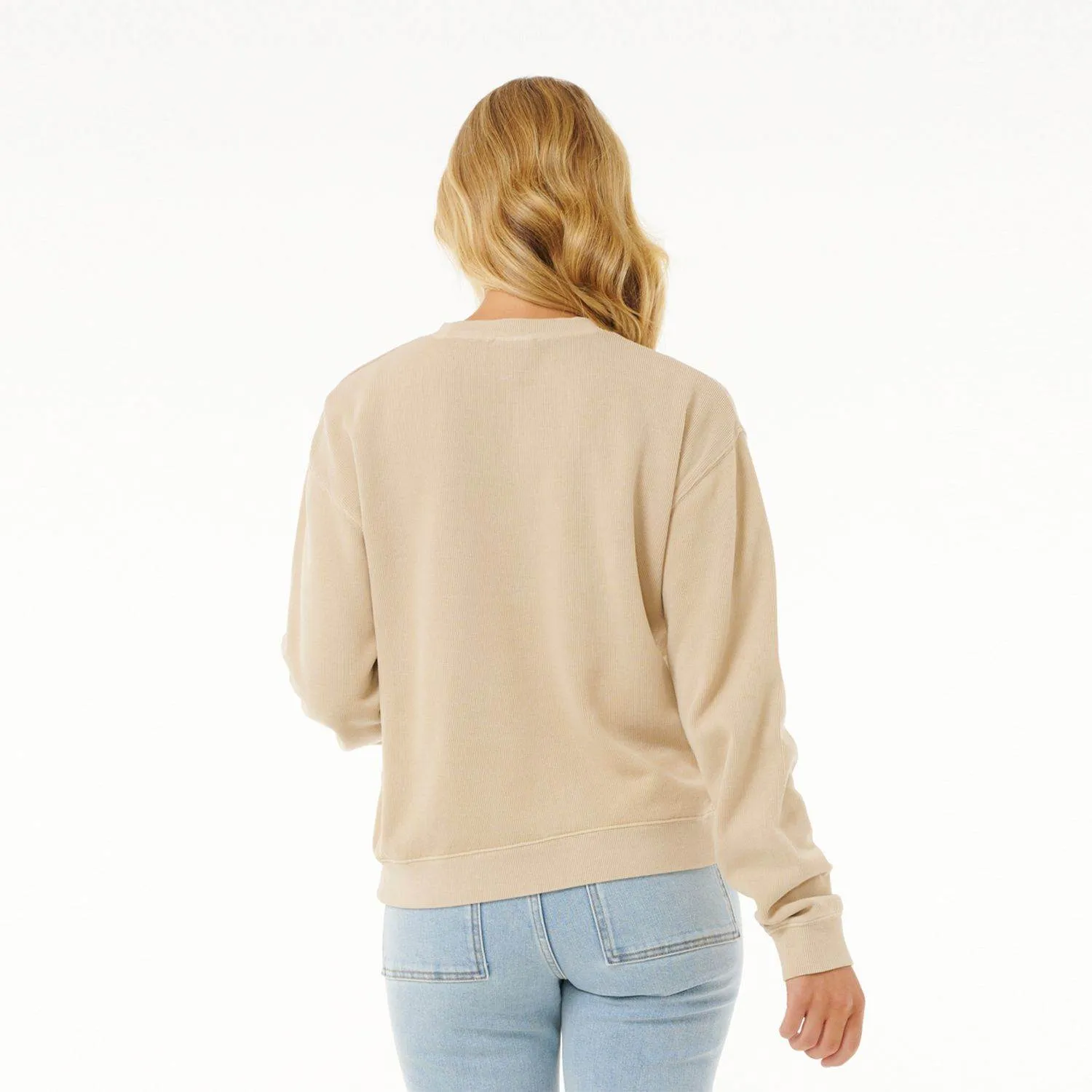 Rip Curl Slow Down Relaxed Crew Natural