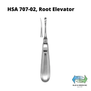 Root Elevator,  curved, 5 mm (HSA 707-02)