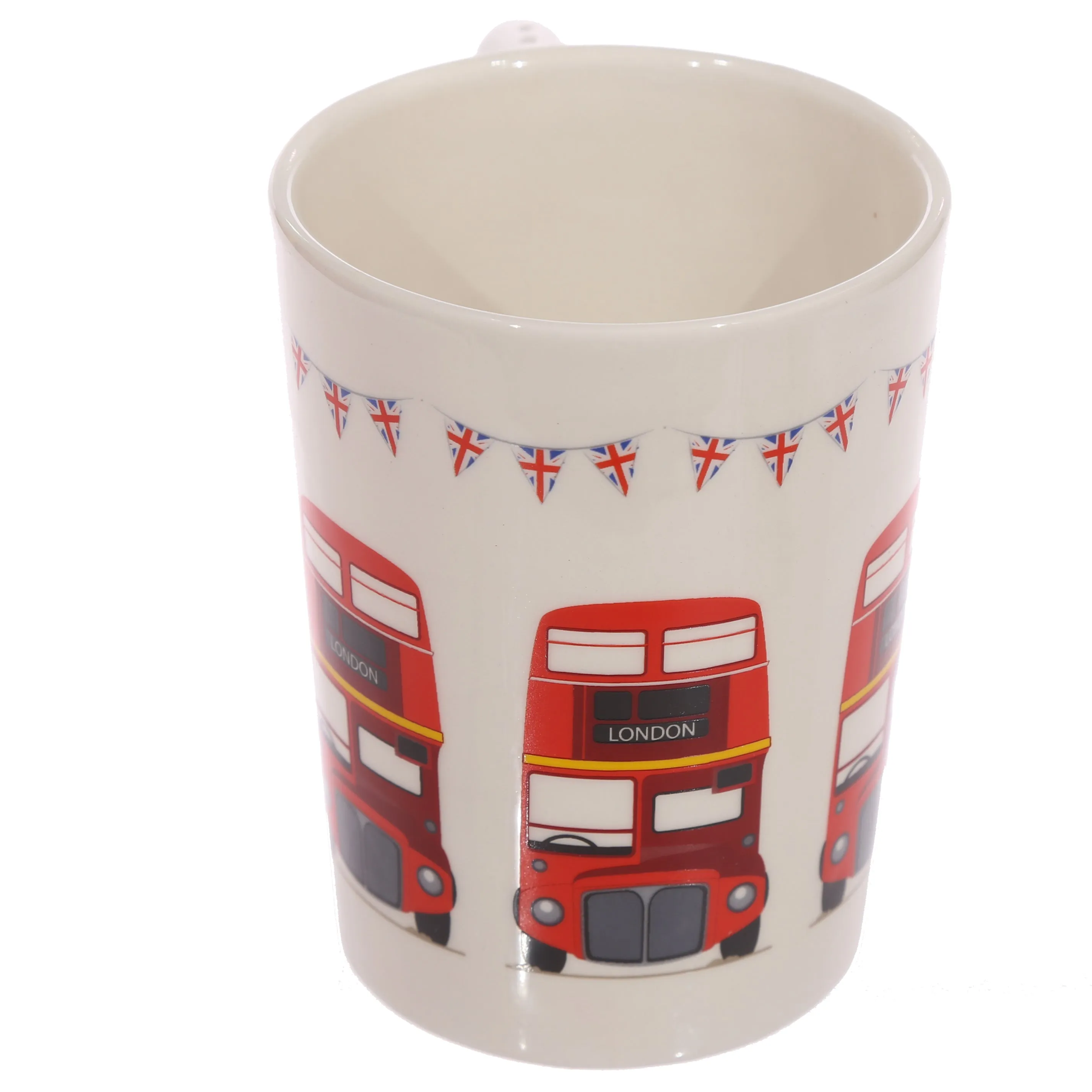 Routemaster London Bus Ceramic Shaped Handle Mug