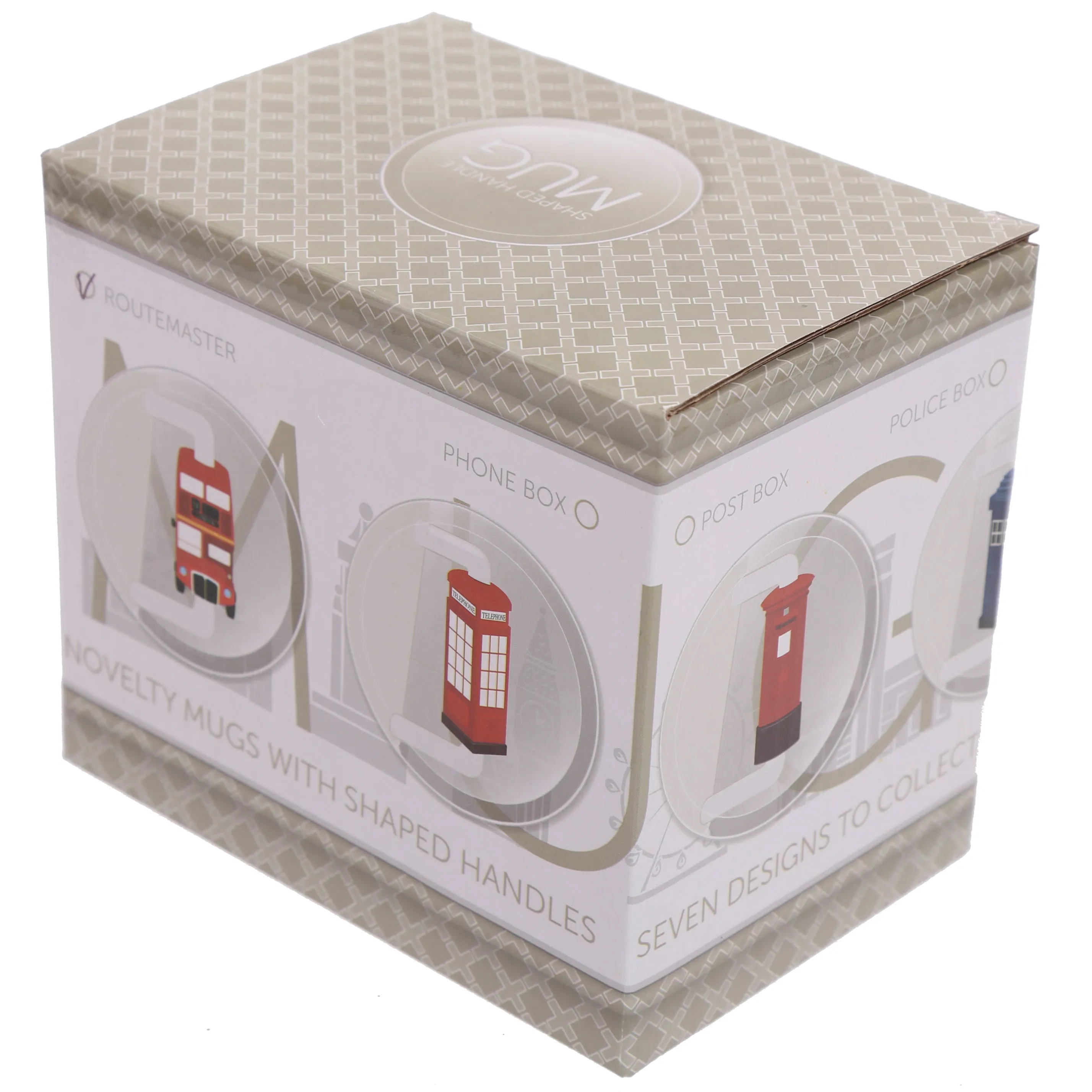 Routemaster London Bus Ceramic Shaped Handle Mug