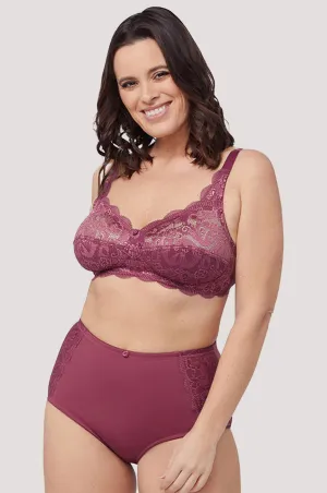 Ruby Lace Underwire-free Bra - Rose - no returns