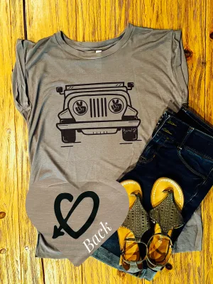 Rural Heart®️ by René Earnhardt. “Give Me Two” soft comfortable muscle shirt