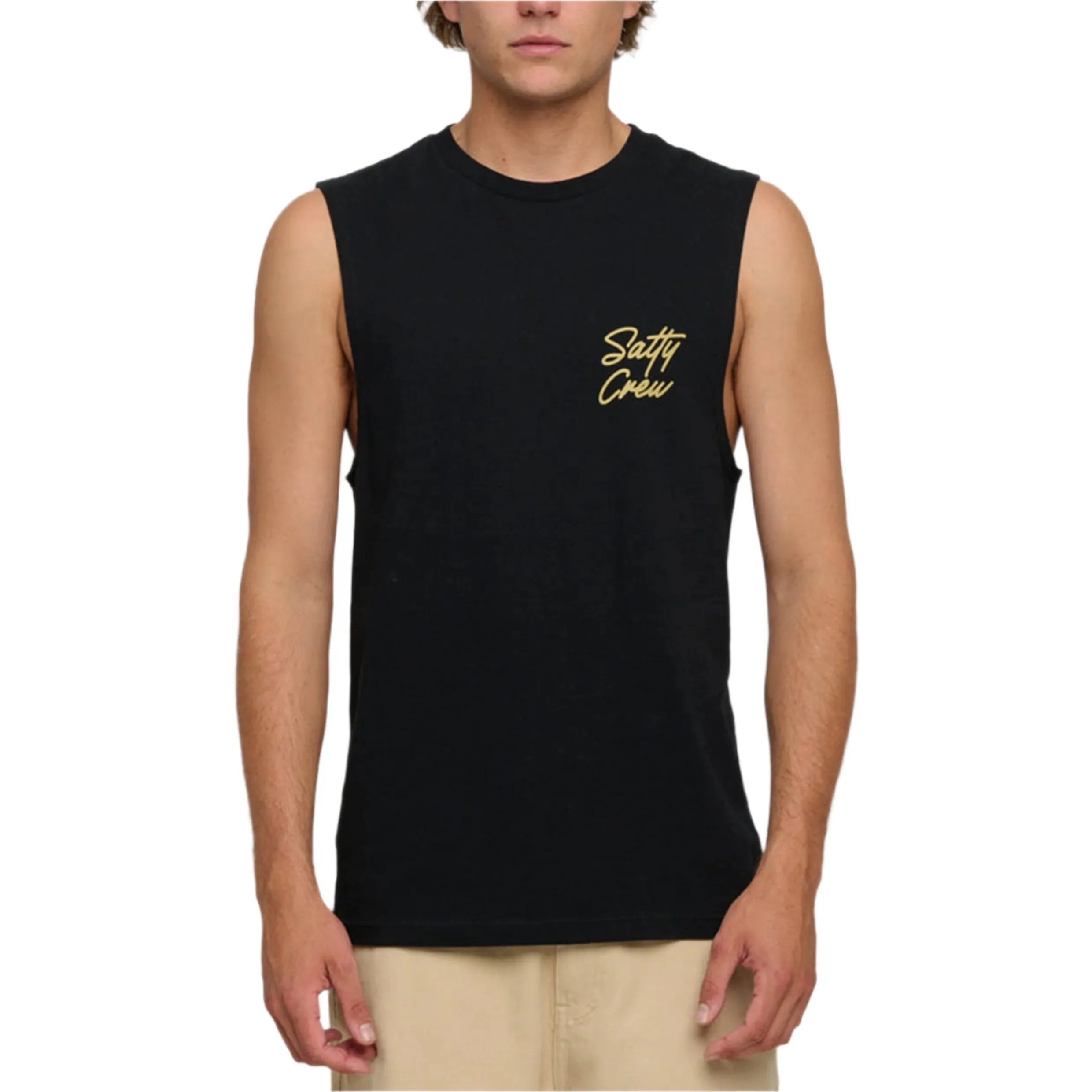 SALTY CREW SNAPPER MUSCLE TANK BLACK