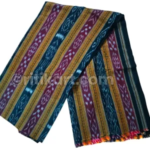 Sambalpuri Fabric For Women Green, Yellow & Red