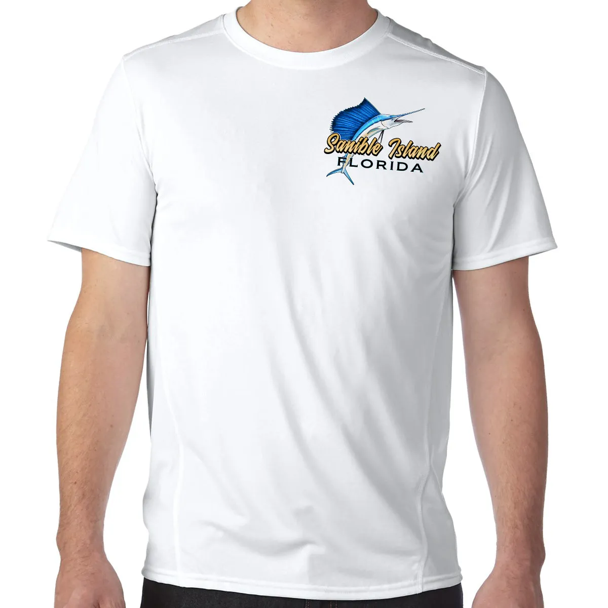 Sanibel Island, FL Sailfish Performance Tech T-Shirt