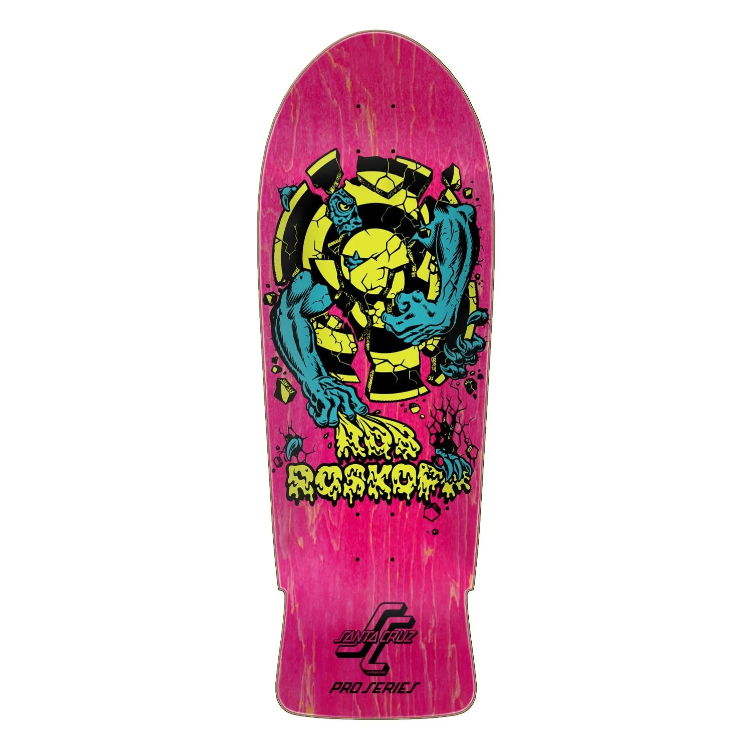 Santa Cruz Roskopp 3 Reissue Skateboard Deck - 10.2 X 30.03