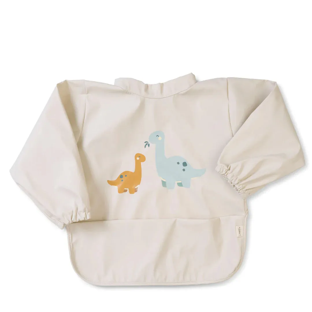 Saro Baby Long Sleeve Waterproof Bib - Wild Dinos