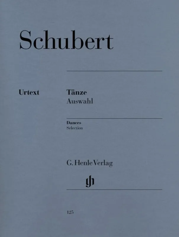 Schubert: Selected Dances Piano Solo