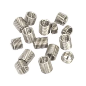 Sealey Thread Insert M8 x 1.25mm for TRM8 Threaded Inserts Helicoil 15 Pack
