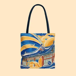 Seoul in Brushstrokes Tote
