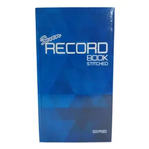 Seven Stitched Record Book 500 pages