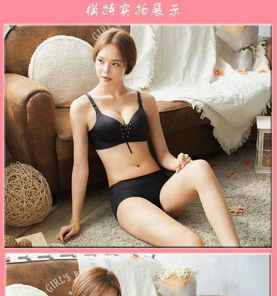 Sexy Push Up Bra For Figure Maintain - Wide Strip - Black Double Padded Bra