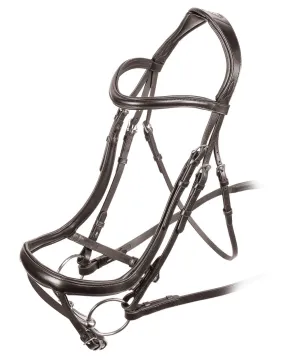 Shires Velociti Ervonomic Curved Flash Bridle