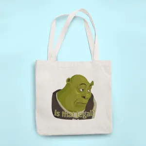 Shrek Tote Bag with Zipper