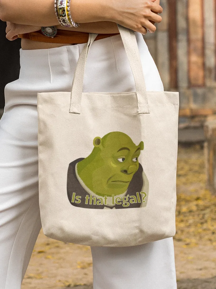 Shrek Tote Bag with Zipper