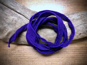 Side-Stitched Silk Ribbon - Royal Purple