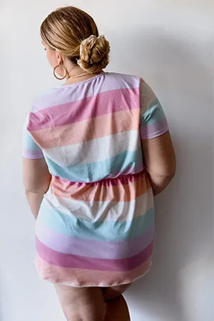 Sierra Drawstring Waist Mini Dress