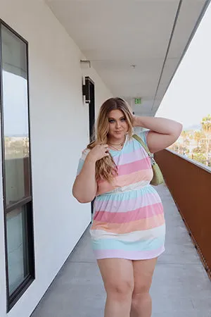 Sierra Drawstring Waist Mini Dress