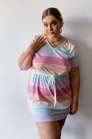 Sierra Drawstring Waist Mini Dress