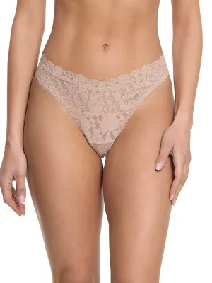 Signature Lace® V-Front High Cut Thong Chai