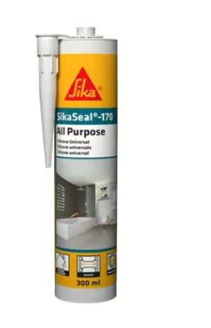 Sika Seal 170 Silicone sealant all purpose 300ml Clear