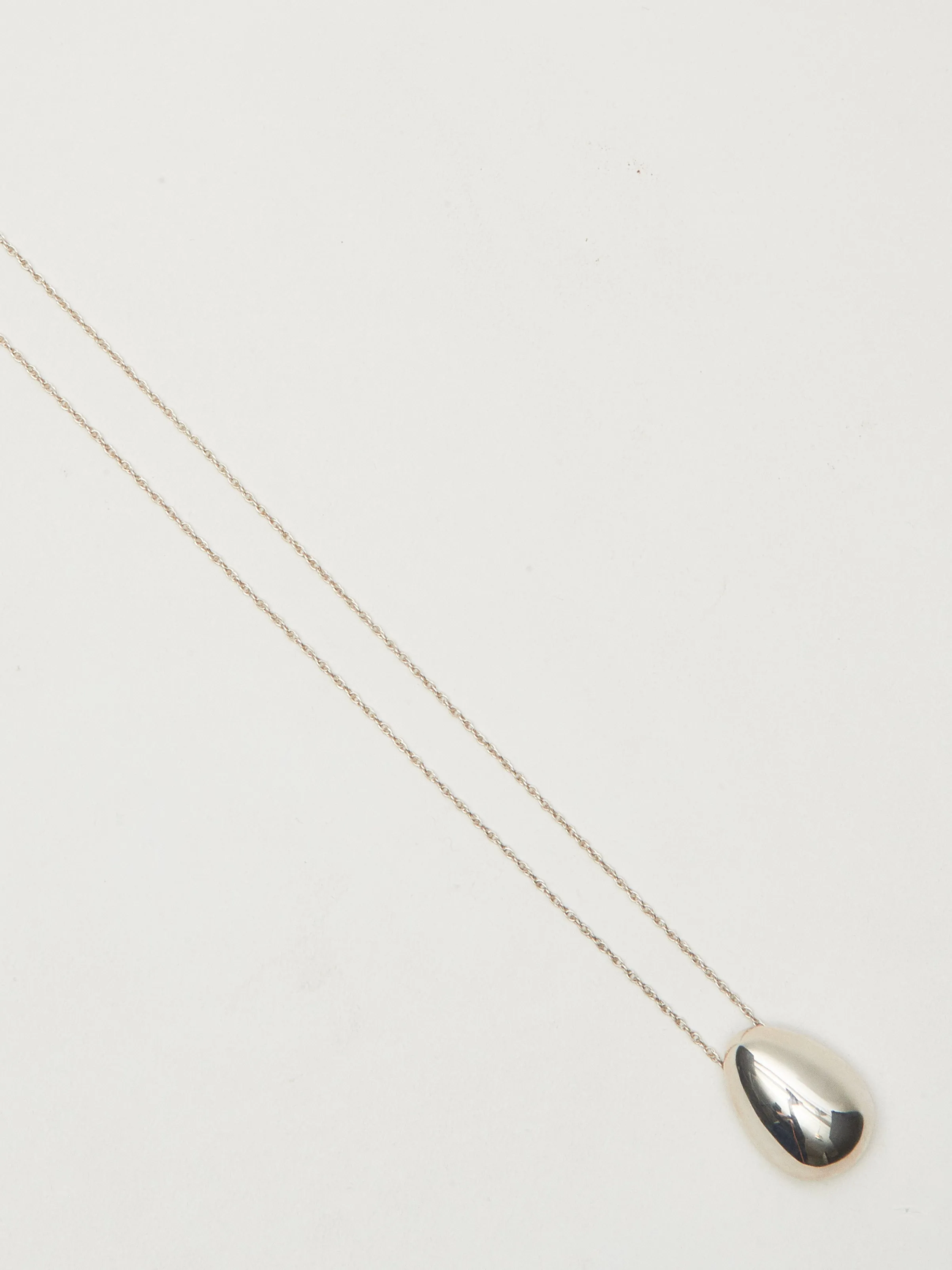 Silver Everyday Egg Pendant