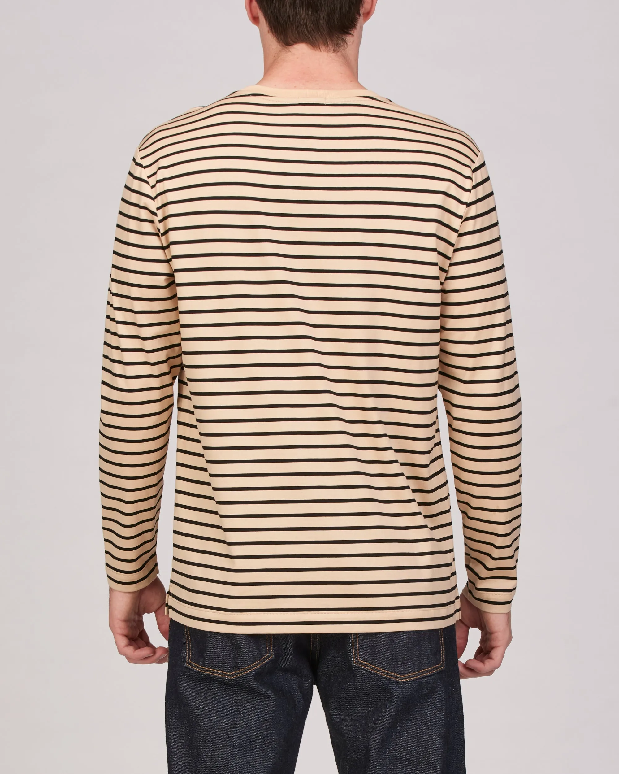 Simon Long Sleeve Striped Relaxed Top