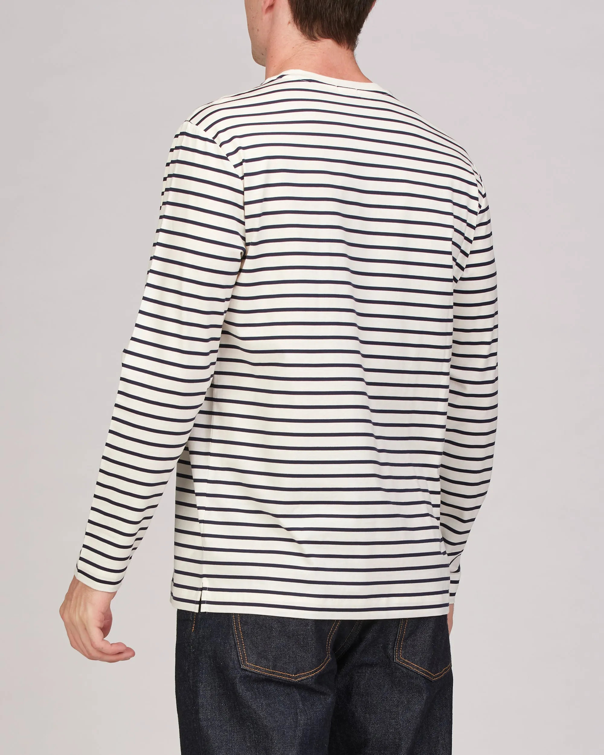 Simon Long Sleeve Striped Relaxed Top