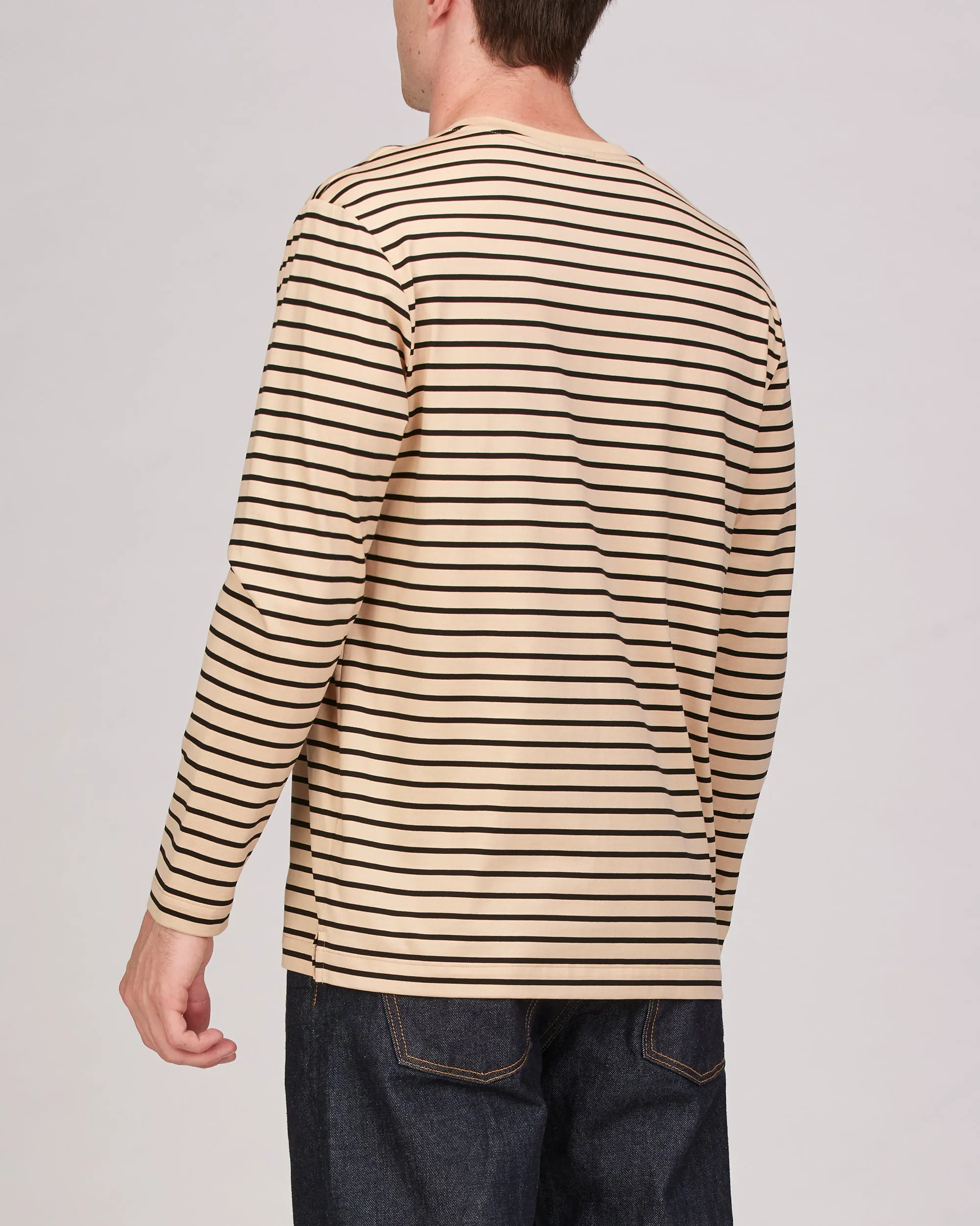 Simon Long Sleeve Striped Relaxed Top