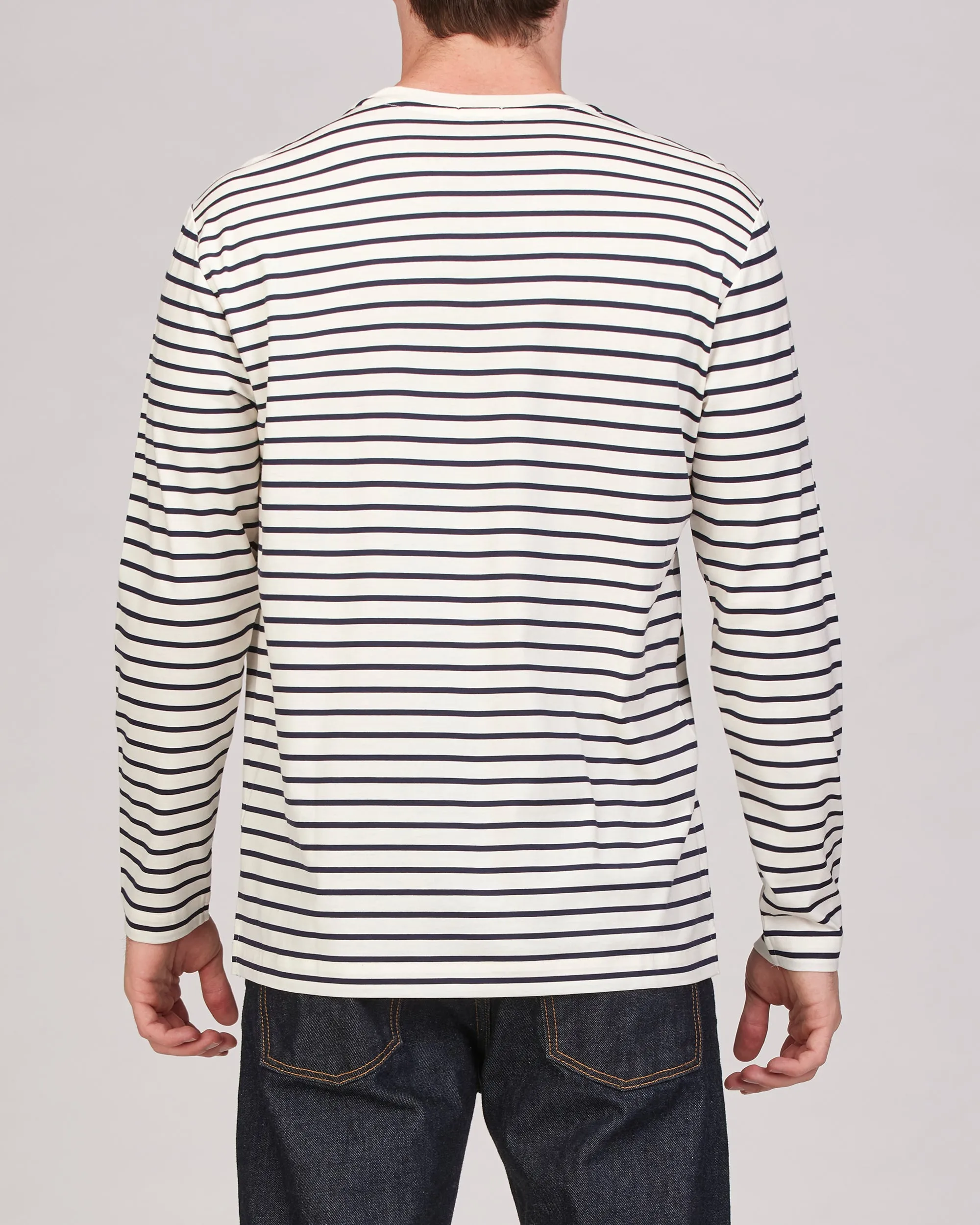 Simon Long Sleeve Striped Relaxed Top