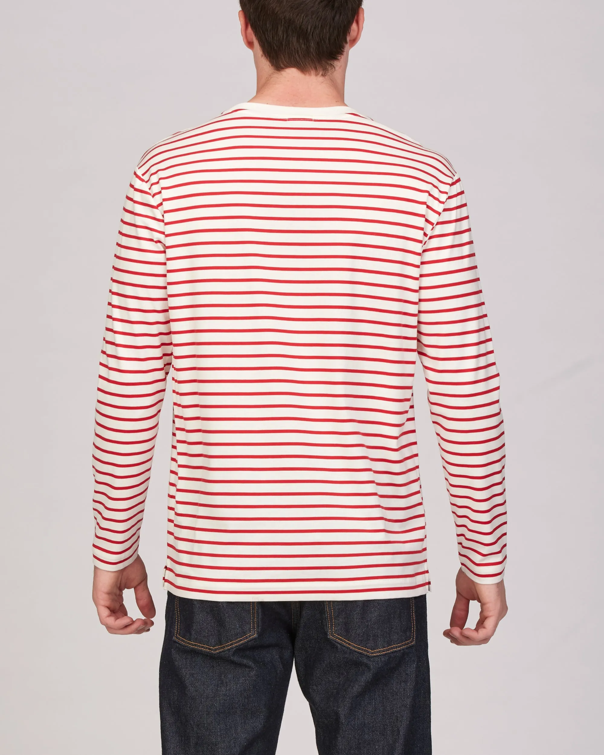 Simon Long Sleeve Striped Relaxed Top