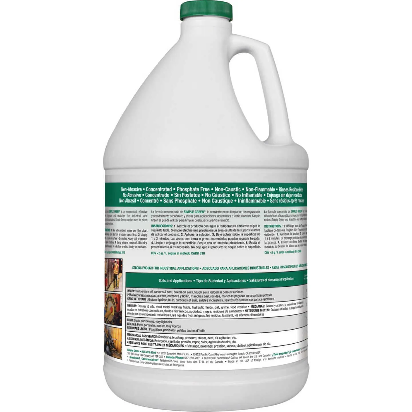 SIMPLE GREEN 1GAL INDUSTRIAL ALL-PURPOSE CLEANER & DEGREASER
