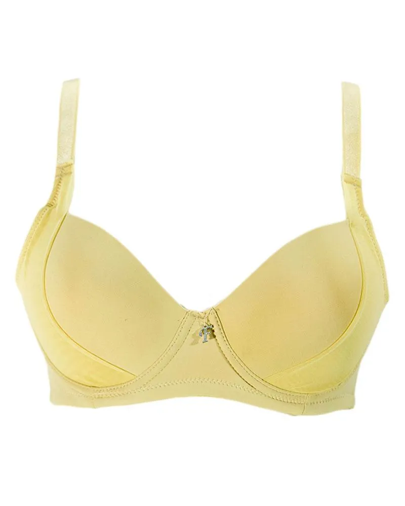 Skin Push Up Seamless Underwire Flourish Bra for Women - Single Padded Bra - FL941