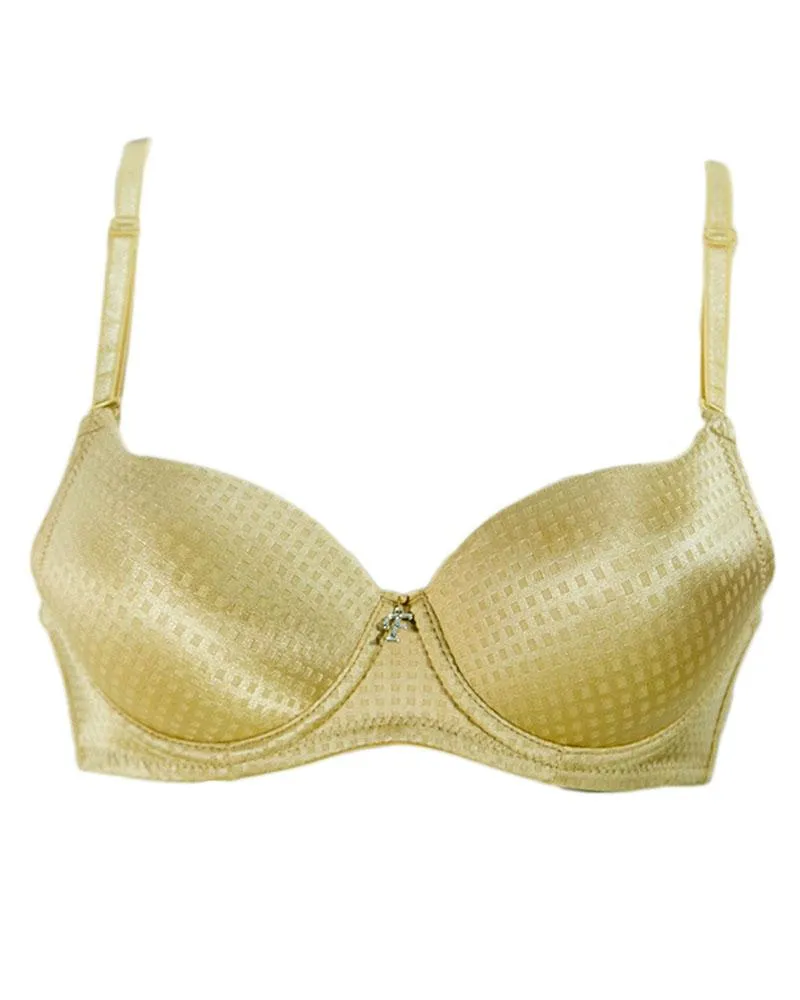 Skin Soft Padded Flourish Bra - Single Padded Underwired Bra - FL983