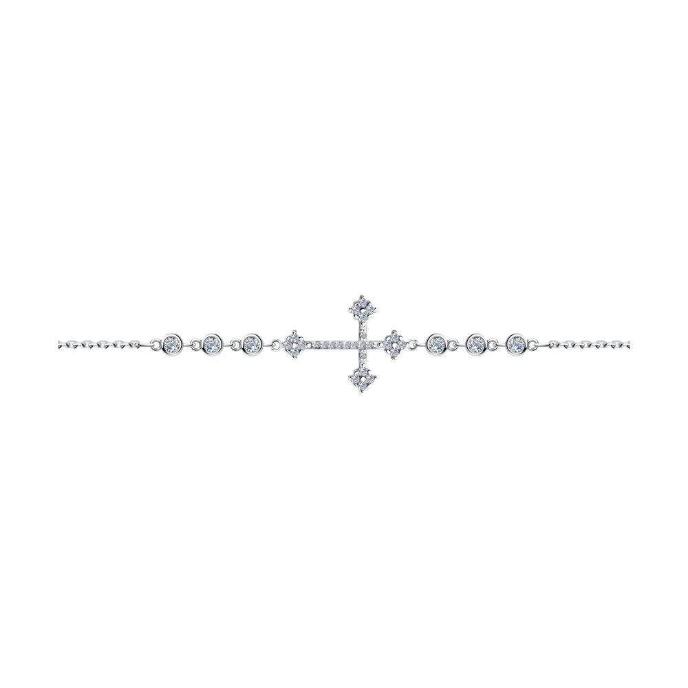 SKLV by SOKOLOV - Silver Cross Bracelet
