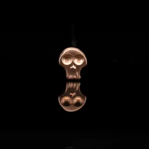 Skull - Rose Gold - Threadless End