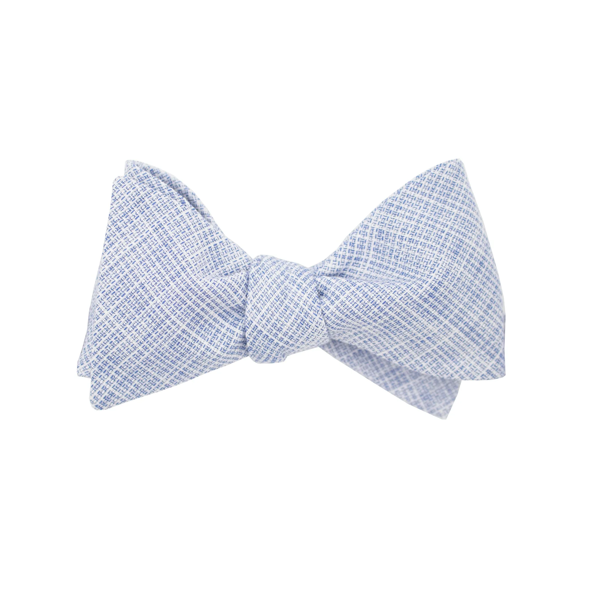 Sky Blue Self Tie Bow Tie