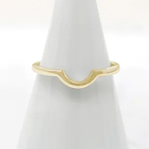 Slim "U" Contour Nesting Wedding Band