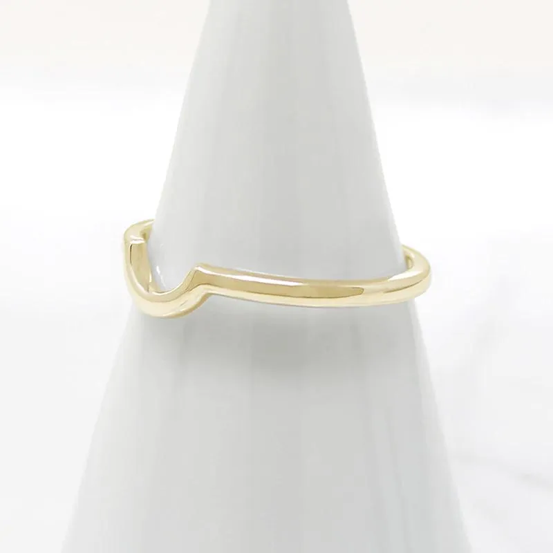 Slim "U" Contour Nesting Wedding Band