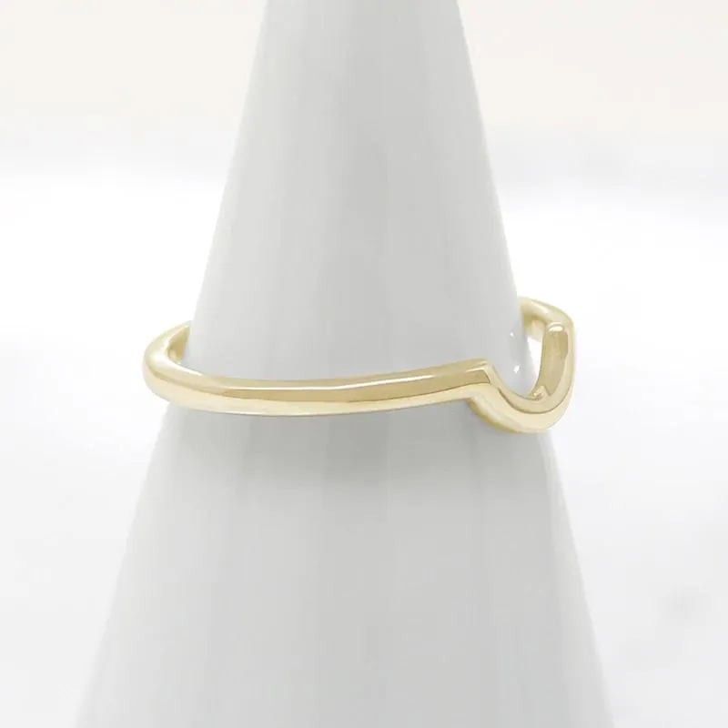 Slim "U" Contour Nesting Wedding Band