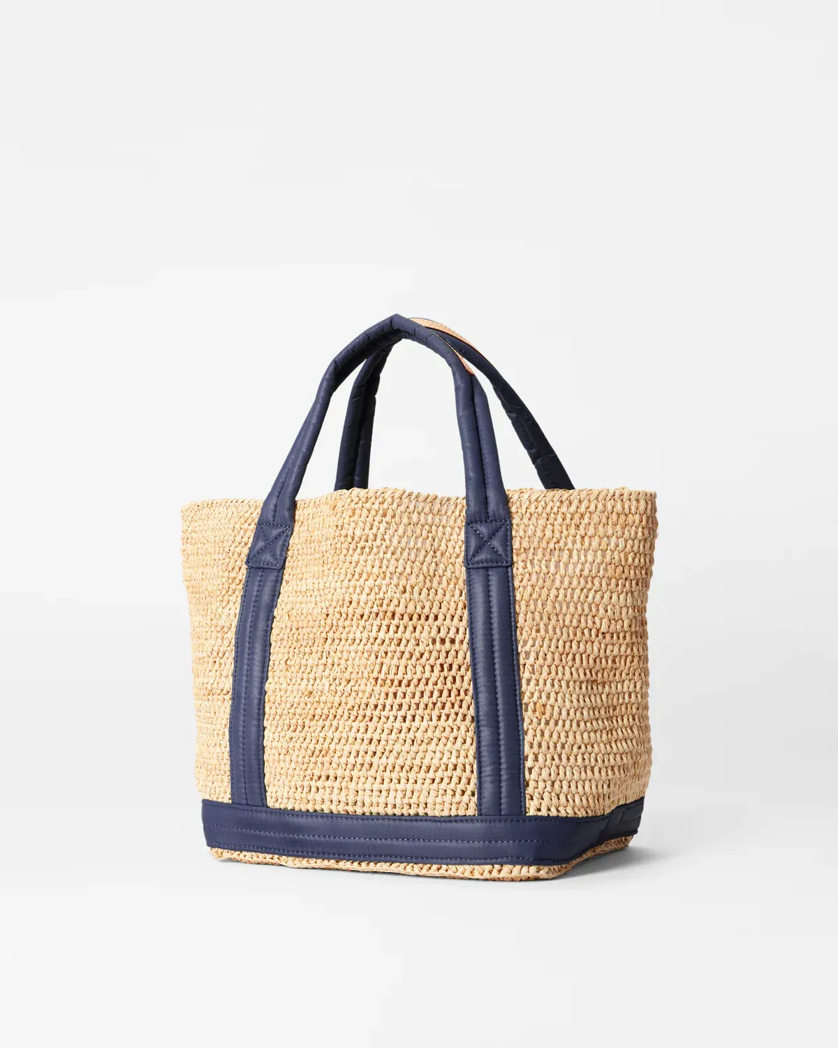 Small Raffia Tote | Navy
