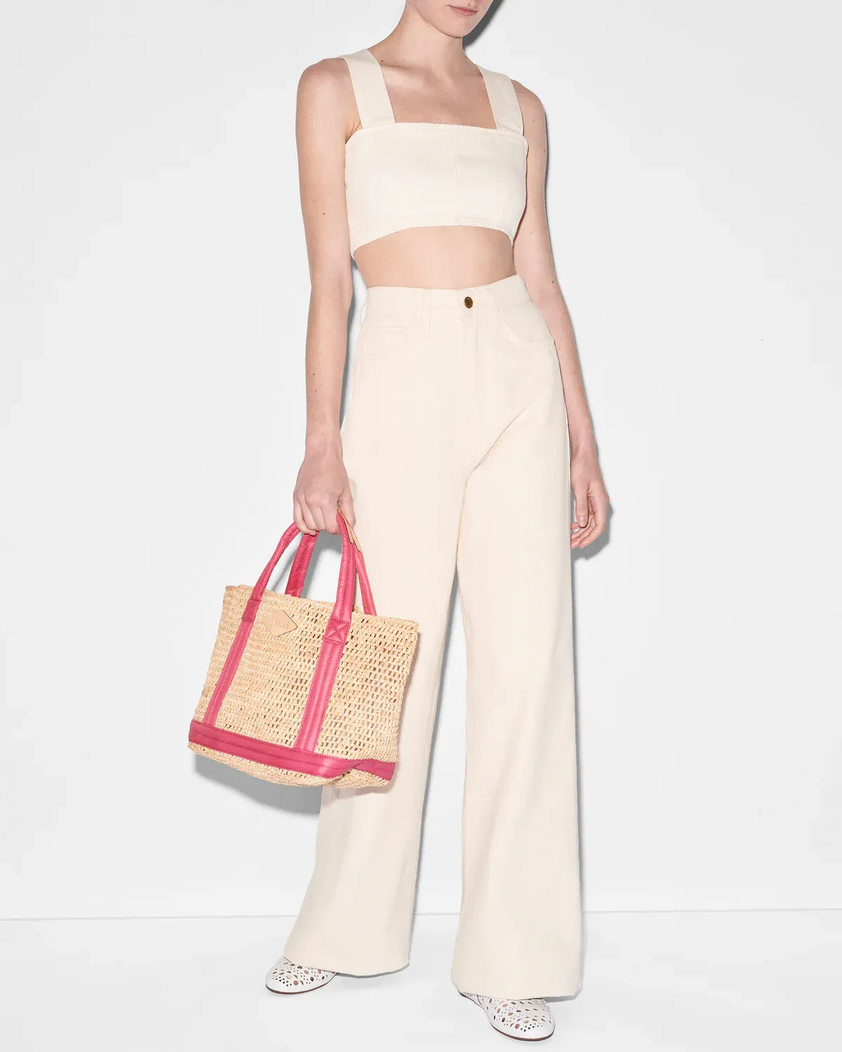 Small Raffia Tote | Zinnia