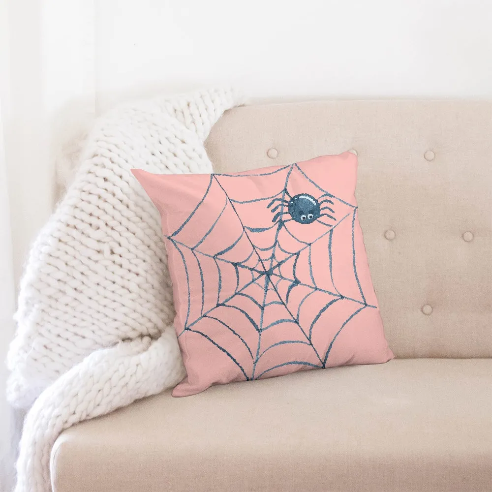 SMF Pink Throw Pillow Case