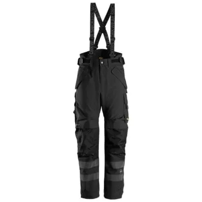Snickers 6620 AllroundWork Waterproof Padded Trouser Salopette