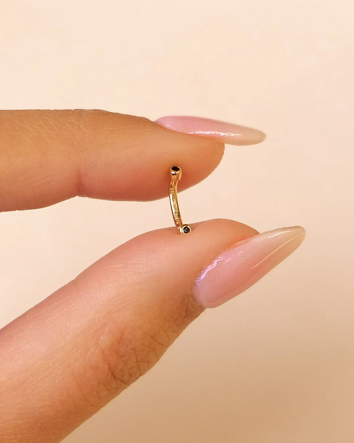 Sophia Curved Onyx Barbell