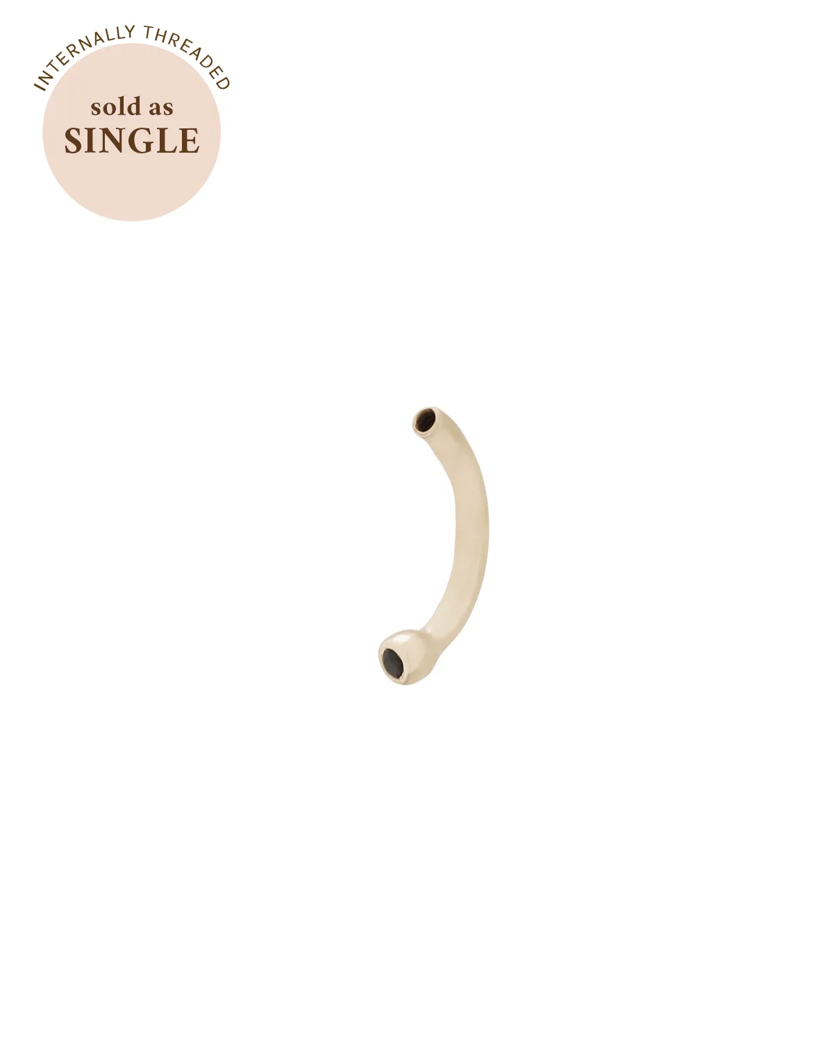 Sophia Curved Onyx Barbell