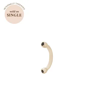 Sophia Curved Onyx Barbell