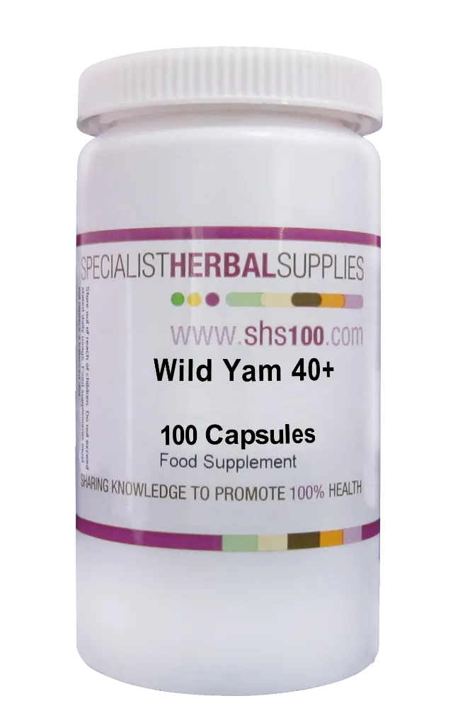 Specialist Herbal Supplies (SHS) Wild Yam 40  Capsules 100's